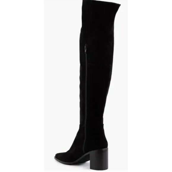 Seychelles Over-The-Knee Black Block Heel Boots Shoes Size 7.5 NEW - Picture 2 of 9